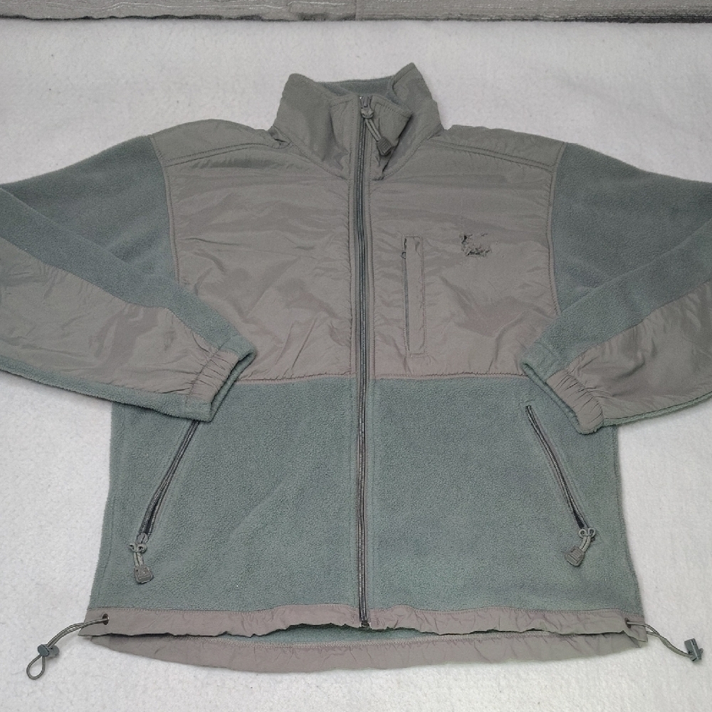 Tactical Tailor Fleece Jacket Size Large Full‎ Zip Olive Army Polartec Pack Sack